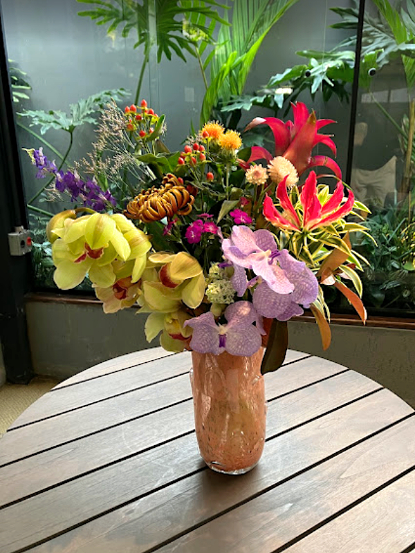 Buquê com flores nobres